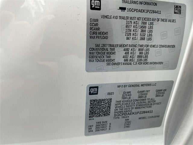 2023 Chevrolet Silverado 1500 WT