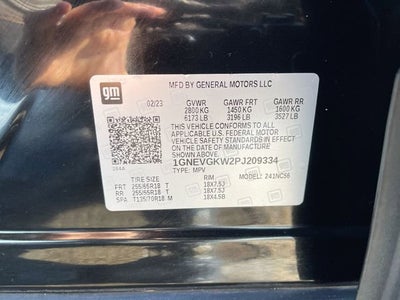 2023 Chevrolet Traverse LT Cloth