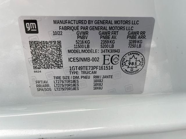 2023 GMC Sierra 3500 HD SLE