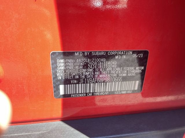 2023 Subaru WRX Premium