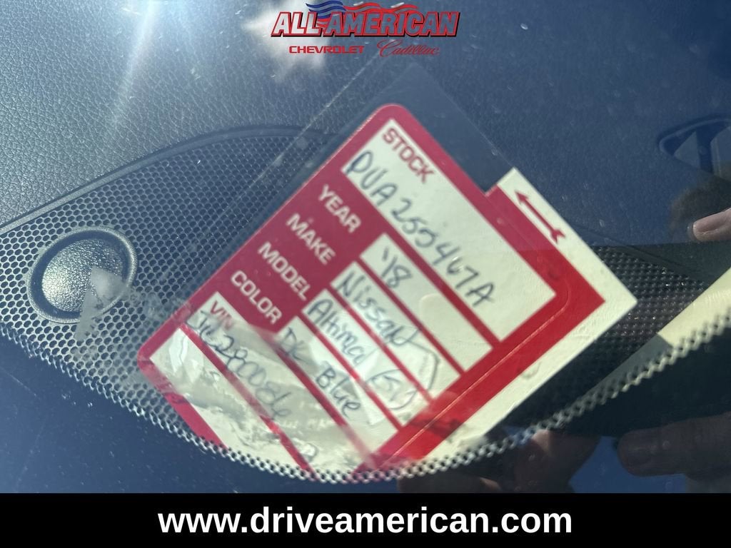 2018 Nissan Altima 2.5 SV