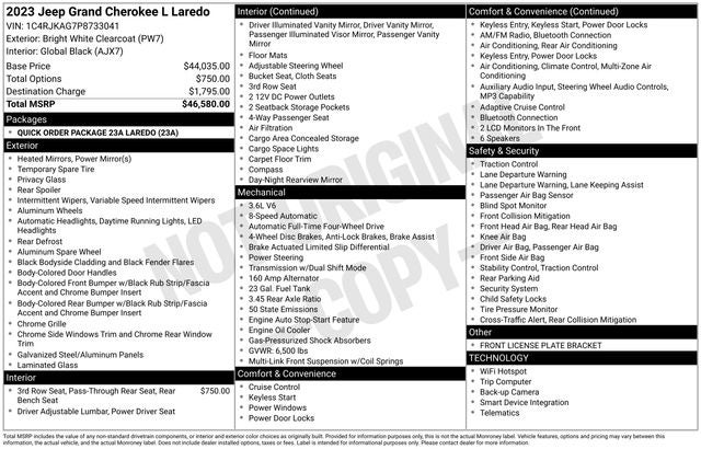 2023 Jeep Grand Cherokee L Laredo