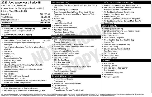 2023 Jeep Wagoneer L Series III