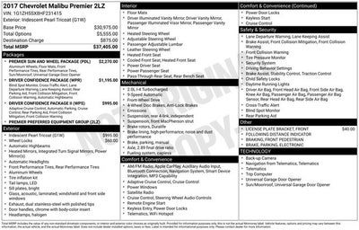 2017 Chevrolet Malibu Premier