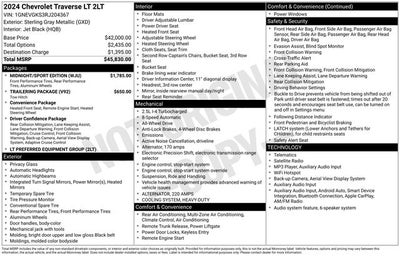 2024 Chevrolet Traverse AWD LT