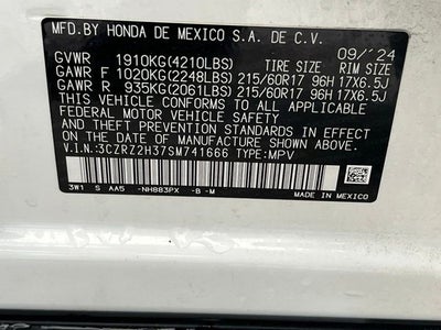 2025 Honda HR-V AWD LX