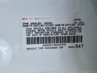 2011 Mitsubishi Lancer ES