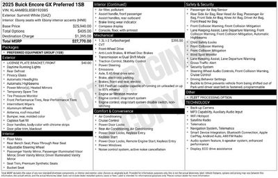 2025 Buick Encore GX Preferred FWD