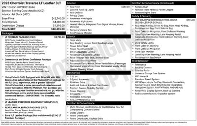 2023 Chevrolet Traverse LT Leather
