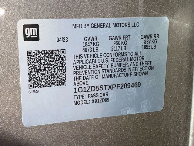 2023 Chevrolet Malibu LT 1LT