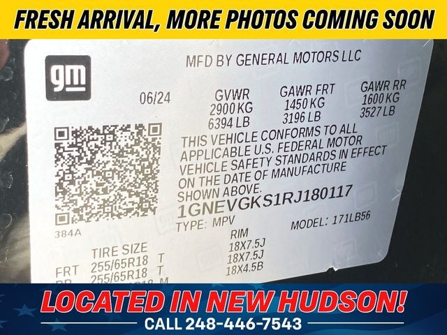 2024 Chevrolet Traverse LT 2LT