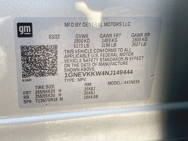 2022 Chevrolet Traverse Premier