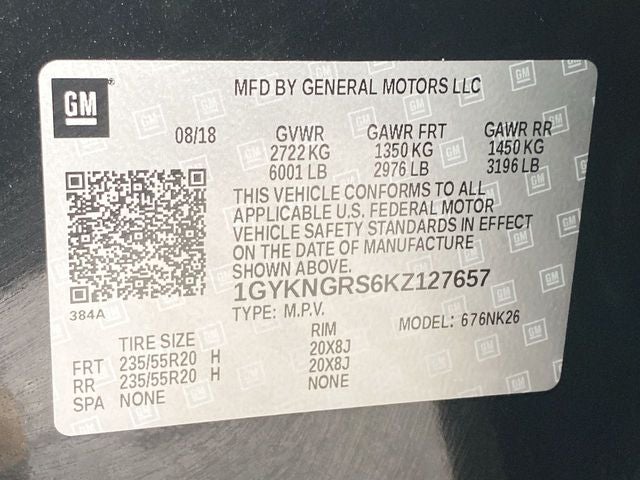 2019 Cadillac XT5 Platinum