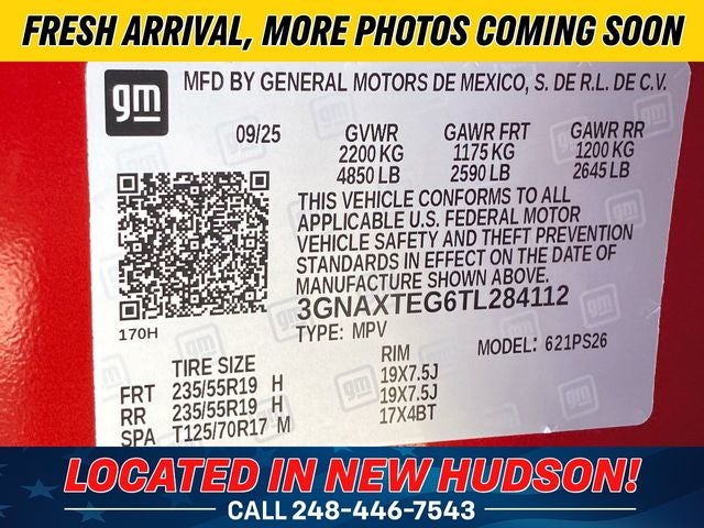 2026 Chevrolet Equinox RS