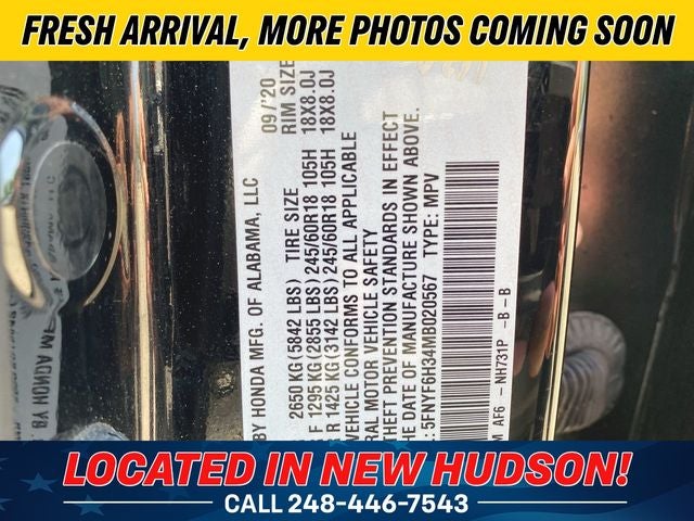 2021 Honda Pilot EX