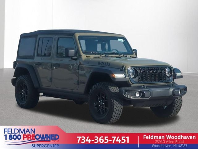 2025 Jeep Wrangler 4-Door Willys 4x4