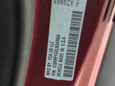 2020 RAM 1500 Big Horn Crew Cab 4x4 5'7' Box
