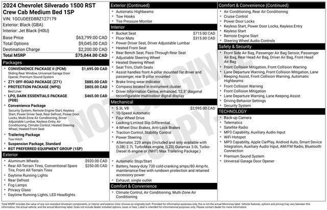 2024 Chevrolet Silverado 1500 RST