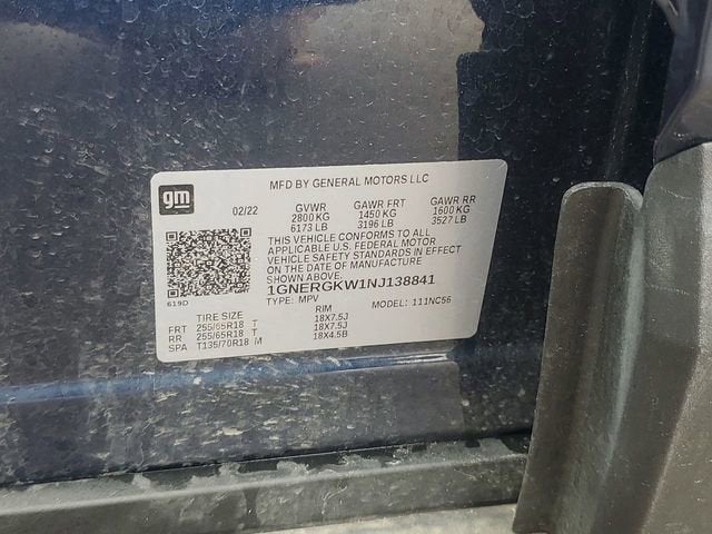 2022 Chevrolet Traverse LT Cloth