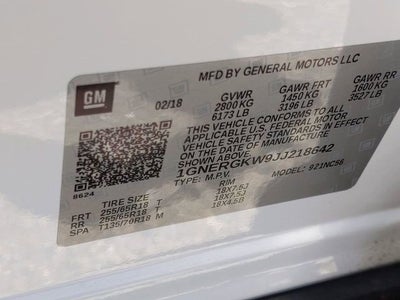2018 Chevrolet Traverse LT Cloth