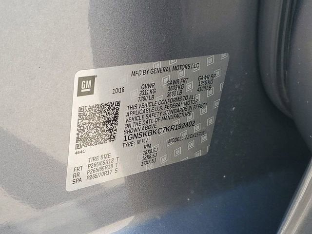 2019 Chevrolet Tahoe LT