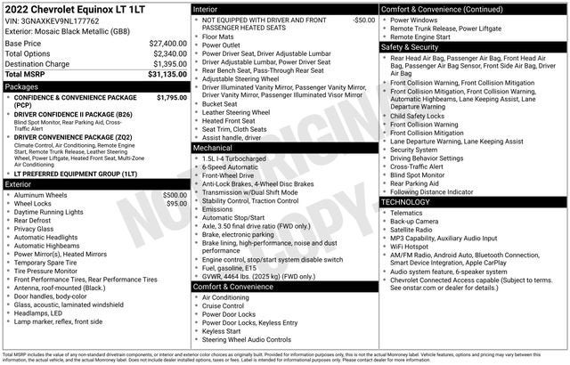 2022 Chevrolet Equinox LT