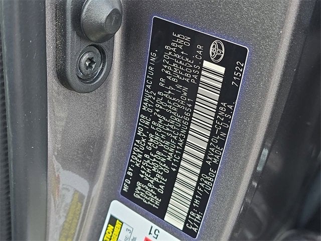 2022 Toyota Camry LE