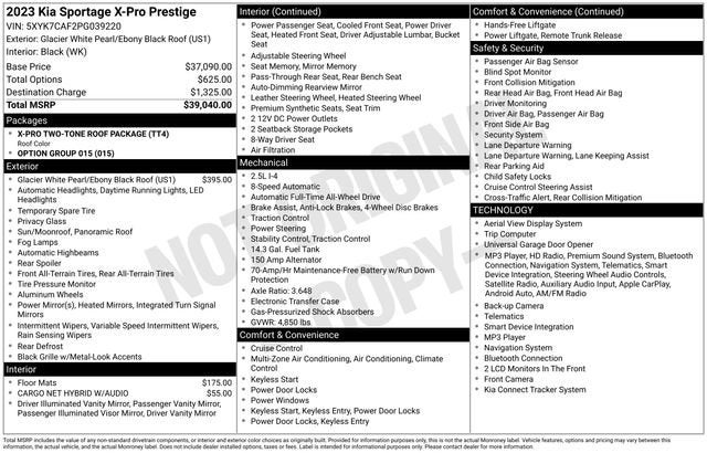 2023 Kia Sportage X-Pro Prestige
