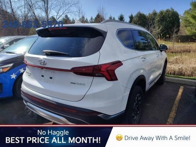 2021 Hyundai Santa Fe Hybrid Blue