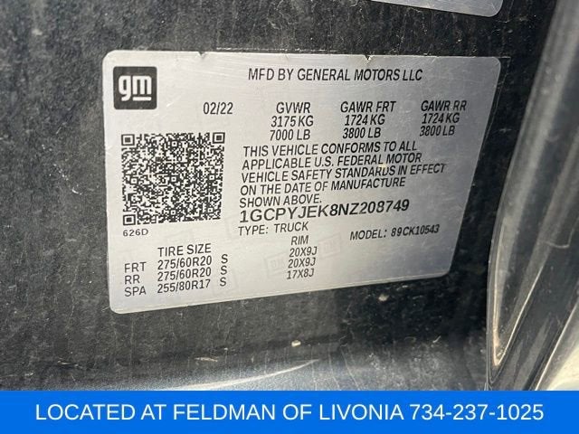 2022 Chevrolet Silverado 1500 LTD LT (2FL)