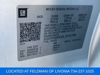 2020 Chevrolet Silverado 1500 LT