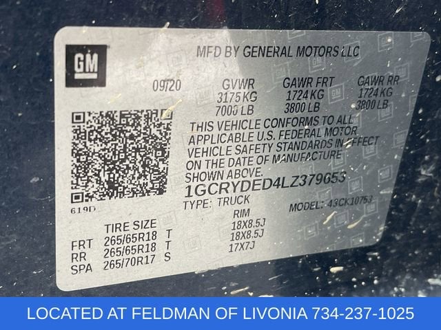 2020 Chevrolet Silverado 1500 LT