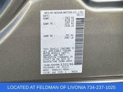 2024 Nissan Altima SV FWD