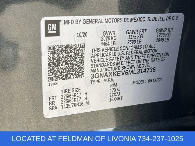2021 Chevrolet Equinox LT