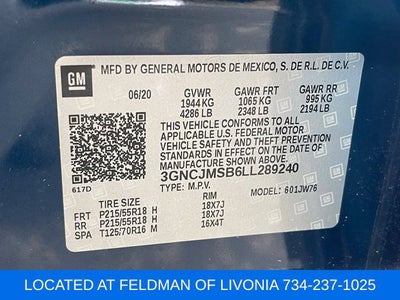 2020 Chevrolet Trax Premier