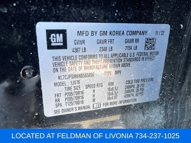 2022 Chevrolet Trax LT