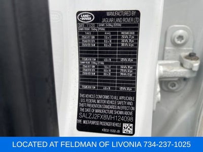 2021 Land Rover Range Rover Evoque S