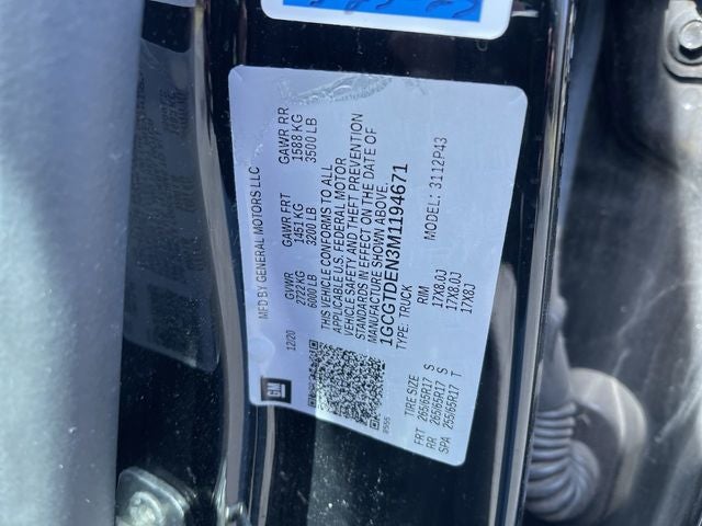 2021 Chevrolet Colorado 4WD Z71