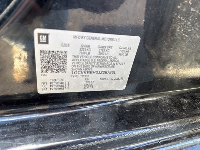 2018 Chevrolet Silverado 1500 LT