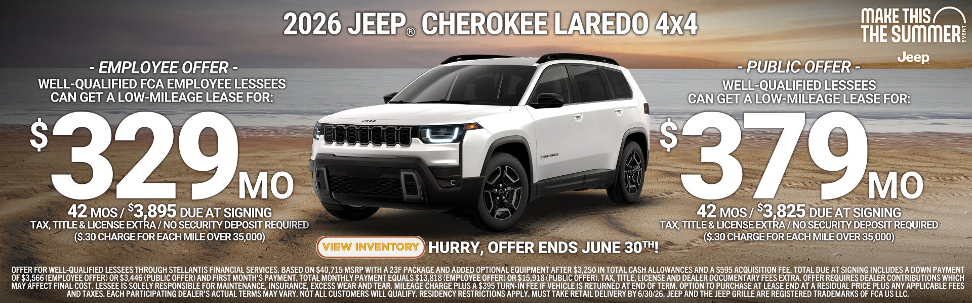 2026 Jeep Cherokee Laredo 4*4