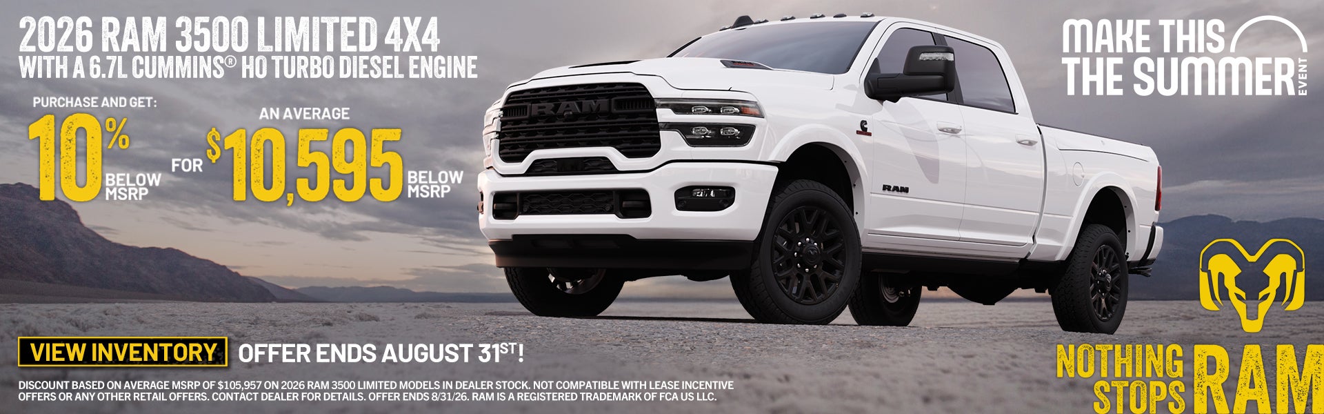 2026 Ram HD trucks priced 10% below MSRP